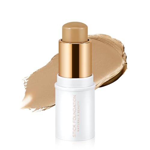 Boobeen Face Foundation Stick cobertura completa, suave crema mate corrector de contorno en barra, barra de maquillaje de larga duración para dar forma al cuerpo de la cara, fácil de mezclar