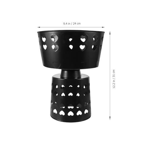 Base de bouquet facile à ranger Zerodeko : support pour fleurs plastique noir rigide