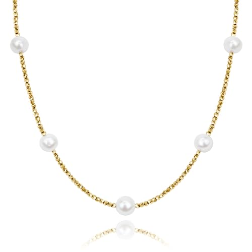 GEMTAL Genuin Real Freshwater Pearl Neck…