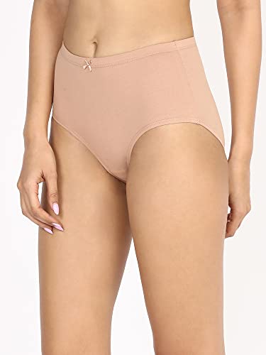 Image of NYKD Women's Cotton Briefs (Pack of 3) (NYP104 Beige