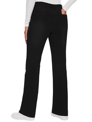 KDF Fleece Lined Jeans Women High Waisted Wide Leg Baggy Jeans for Women Winter Lined Jean Pants - Image 5