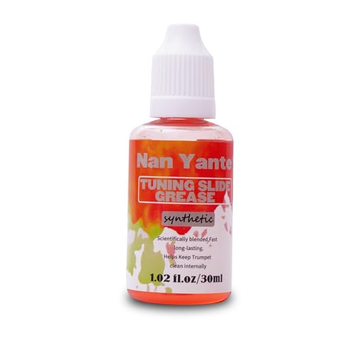 Nan Yante Tuning Slide Grease for Trumpet and Brass Instruments - 30ml Large Volume Synthetic...