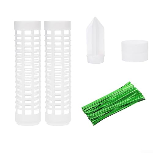 Zilimontt Mât en mousse pour plantes grimpantes avec bandes de plantes, design empilable pour monstera et philodendron, support naturel pour plantes avec plastique retenant l'humidité (17 x 4 cm)