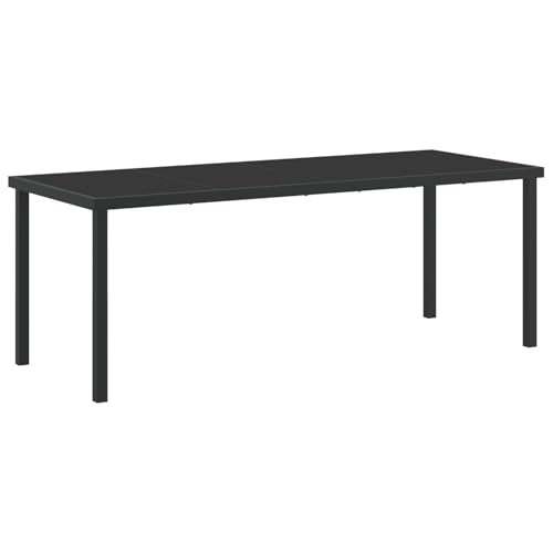 Salon de jardin en polyrotin noir idéal pour aménager votre balcon ou terrasse