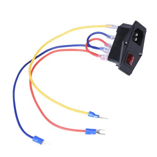 3d Printer Black with Fuse 15a Power Outlet Module 110/220v