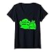 Damen Quads bikes Erwachsenen ATV Quad-Biker Quadbike Quadfahrer T-Shirt mit V-Ausschnitt