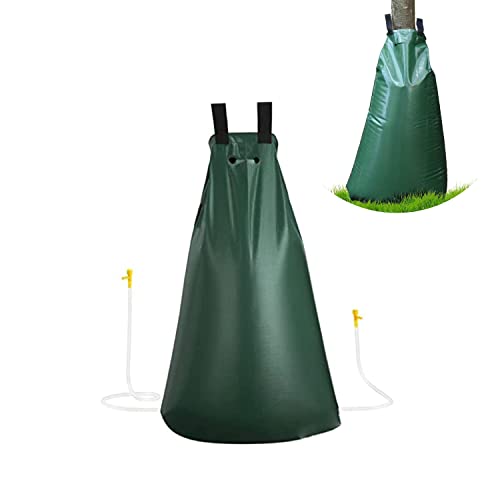 Bolsas para Riego de Árboles por Liberación Lenta,JBSON 75L Bolsa de riego para árboles Incluye un Juego de 2 Bridas Ajustables para Sujeción de Árbol Liberación por Gotas lentas Cover