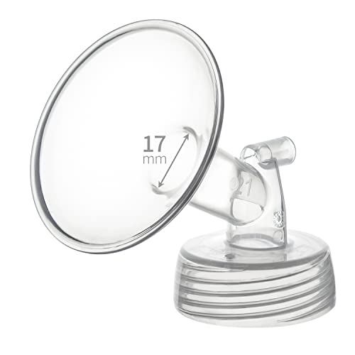 Image of 17mm Belmikal Flange Compatible with Spectra S2 S1 9 Plus Ameda MYA Motif Luna Cimilre Breastpumps Replacement to Spectra Pump Parts Spectra Flange Shield. Compatible with Spectra Parts/Accessories