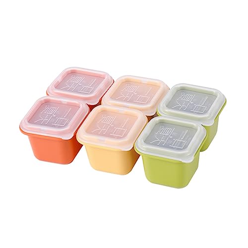 FUNNETOYU 6piezas Moldes Para Hielo De Colores Individuales Hogar Para Hacer Cubitos De Hielo
