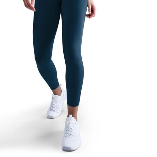Nike Universa Women's Medium-Support High-Waisted 7/8 Leggings with Pockets (HQ6813-478, Black/Anthracite/Dark Smoke Grey)4