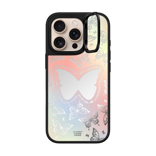 Coque iPhone 16 Pro CASETiFY miroir argent avec béquille compatible MagSafe