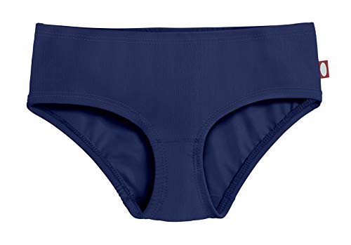 Image of Made in USA Big Girls' Swimwear Briefs Made with Recycled Fabric Bikini Bottoms Beachwear UPF50+ Sun Protection