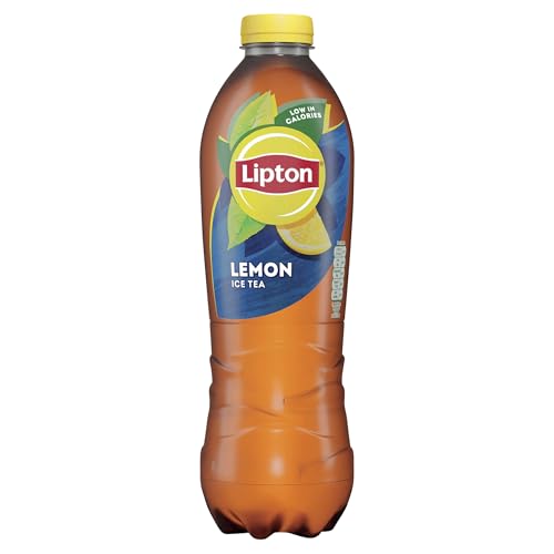 Lipton​ Lemon​ Bottled Ice Tea 1.25 L, Low Calorie​ Soft Drink​, ​100% Black Tea Extract