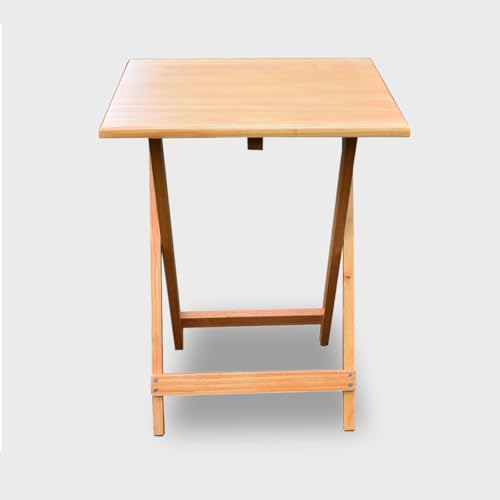 La mejor comparación de Mesa Plegable de Madera Walmart - solo los mejores. 42 Genérico Mesa Plegable de Madera – Auxiliar para Sala, Cocina o Habitación, Ideal para Laptop y Alimentos, Diseño Compacto y Resistente, Mesita (Cuadrada Aile)