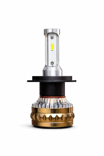 Image of ARZN H4 LED Headlight Bulb 80W AC /DC 6000K Sky White | Canbus | Plug & Play | Cooling Fan | Luma-Beam Technology | for Bike & Car