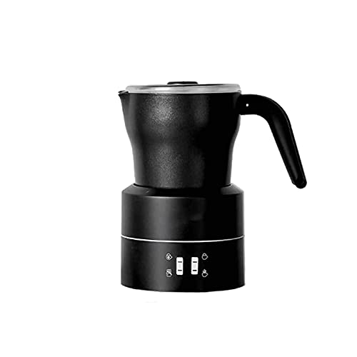 WGLL Frother de Leche eléctrica, Moldeado de Leche automática y Calentador con funcionalidad fría Caliente Frecuencia de…