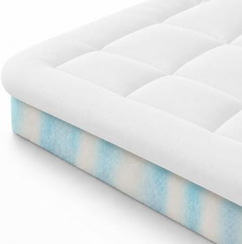 Zinus Surmatelas 140 x 190 cm, 10 cm, Mousse à mémoire de Forme a...