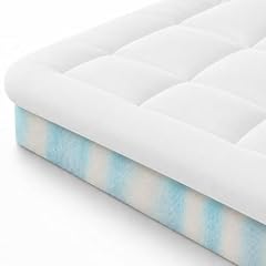 Zinus Surmatelas 140 x 190 cm, 10 cm, Mousse à mémoire de Forme au Gel