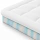 Zinus Surmatelas 140 x 190 cm, 10 cm, Mousse à mémoire de Forme au Gel