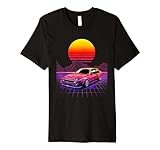 Celica Outrun Synthwave Vaporwave Aesthetic 80's Retro Premium T-Shirt