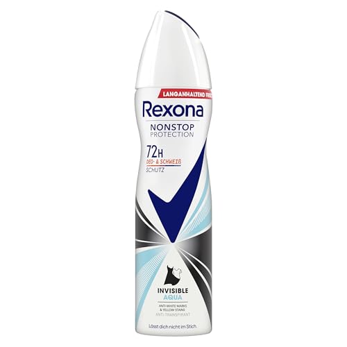 Rexona Nonstop Protection Desodorante en spray antitranspirante Invisible Aqua 150 ml