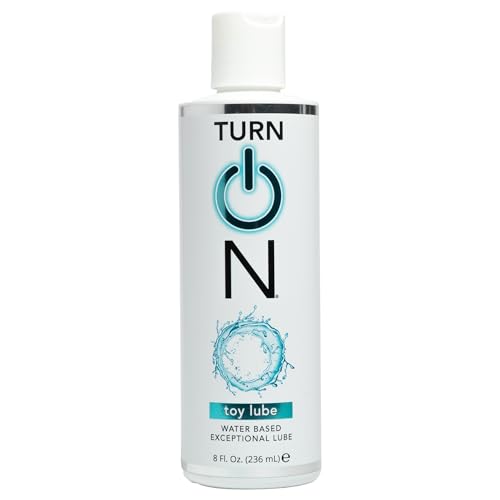 Turn On Toy-Friendly Water-Based Personal Lubricant | Clean Gentle & Non-Sticky Formula Glycerin-Free Safe for All Toys 8 fl oz