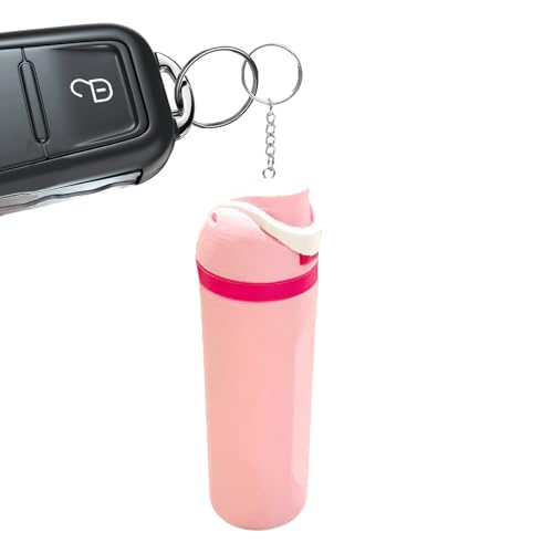 Luieonm Drink Bottle Keychains, 3D Printed Bottle Key Ring, Multi-colors Drink Keyrings Car Key Rings Holder Women Girls Purse Bag Present For Men And Women