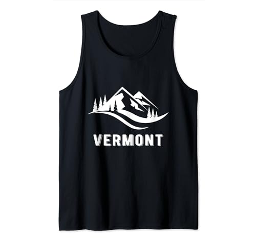 Recuerdos de las montañas de Vermont Memorabilia Vacaciones de invierno Camiseta sin Mangas
