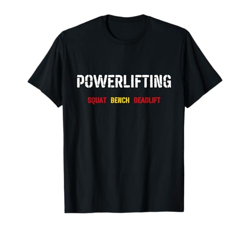 Camiseta Powerlifting España Squat Bench Deadlift Bandera Camiseta
