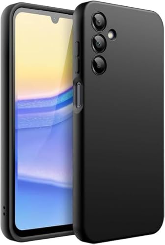 Image of Designerz hub Samsung Galaxy M36 5G Back Cover | Soft Silicone Slim Back Case Cover for Samsung Galaxy M36 5G- Black