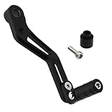 BLBNEZBZTY Palanca de cambios de aleación de aluminio negra/plateada para Triumph para Tijger para Sport 660 (2021-2023). Cambio Engranaje Palanca Moto(Black)