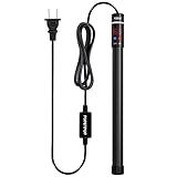 POPETPOP [Upgraded 400W Aquarium Heater - Submersible Titanium Fish Tank Heaters with Intelligent LED Temperature Display