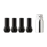 4 Black Wheel Locks 14X1.5 for Ram,for Hummer,for GMC,for Chevy,for Cadillac Security Key Lug Nut Forged Steel See Ad Description