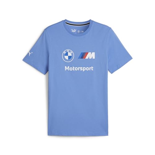 PUMA BMW M Motorsport Essentials - Camiseta con Logotipo para Hombre, Blue Skies, XXL