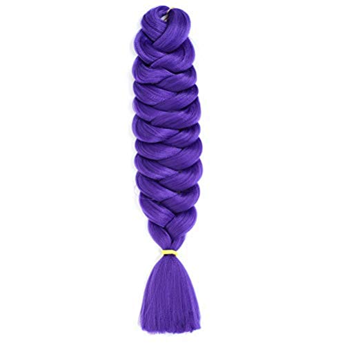 Jumbo Braiding Hair 1Pcs/Lot Ombre 84" Synthetic Purple Ombre High Temperature Fiber Jumbo Braid Hair-165G