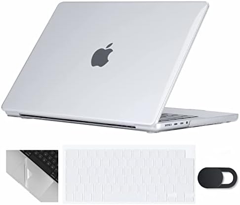 Se7enline Compatible with 13 inch MacBook Air M2 2023 2022 Case for Mac Air 13.6-inch A2681 Laptop Hard Shell Case with Keyboard Cover(UK Layout) & Webcam Cover & Trackpad Protector,Matte Black