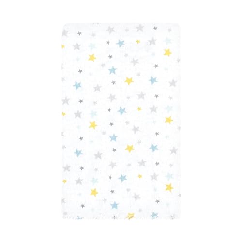 Image of Hudson Baby Unisex Baby Cotton Poly Flannel Burp Cloths, Boy New Elephant 10-Pack, One Size