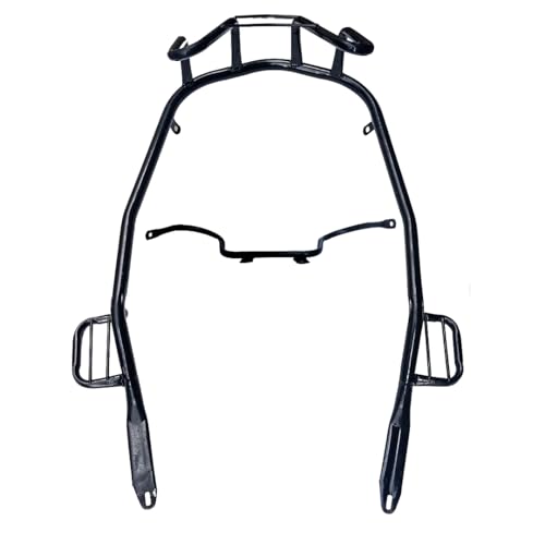Image of Activa 125 Crash Guard with FIX FOOTREST and Frame Slider LAGGUARD Front and Rear Crash Guard Suitable for Activa 125, BS4, BS6 Scooter (Full Set)
