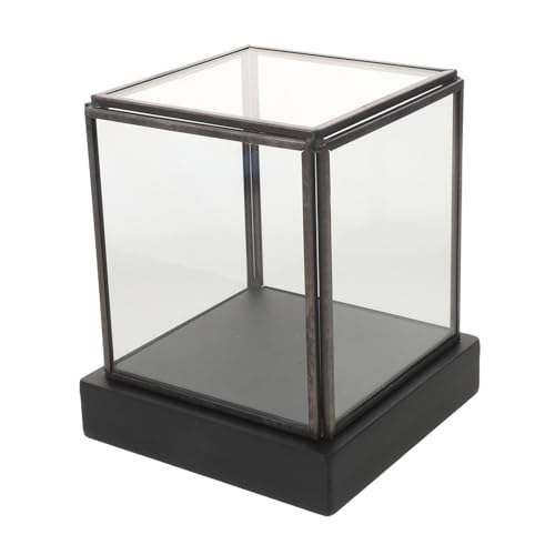 Vitrine en verre carrée pour miniatures et boîtier de protection compact - 2