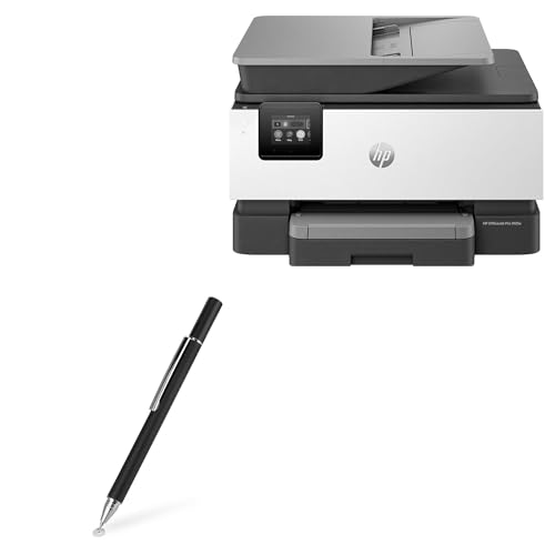 BoxWave Stylus Pen Compatible with HP OfficeJet Pro 9125e Printer Display - FineTouch Capacitive Stylus, Super Precise Stylus Pen - Jet Black