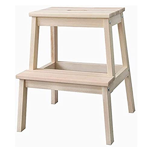 Tabouret solide en bois pliable à structure ultra fine et double usage pratique - 2