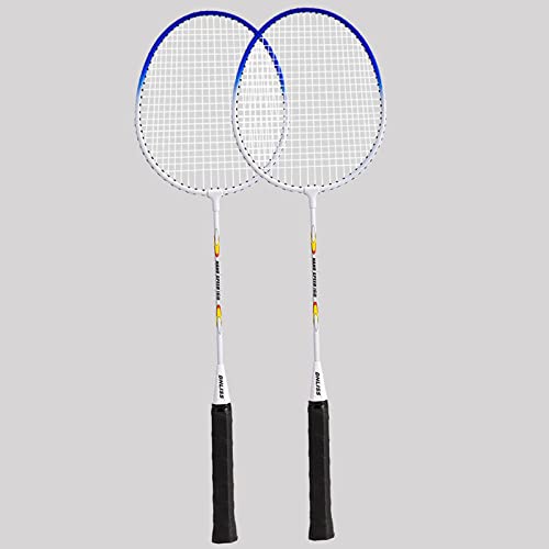 FytStycale Badminton Equipment Set with 2 Rackets for Adults and Teens, Blue,