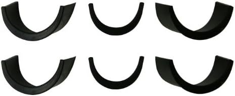 Iszy Billiards 4-Inch Pool Pocket Liners-Set of 6, Black