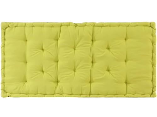 Image of ATOOTFUSION Cotton Box Mattress, 5-Inch Thick, Soft Foldable Floor Mattress Medium Firm, Single Bed Size 72x30X5 Inches (Light Green)