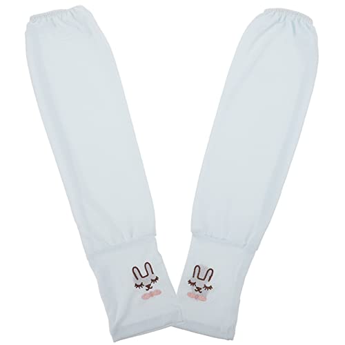 HOMSFOU 1 Par guantes de protección solar mangas de brazo que absorben la humedad Impermeable desmontable Brazos manga del brazo del mangas de brazo resistentes sol Sky-blue