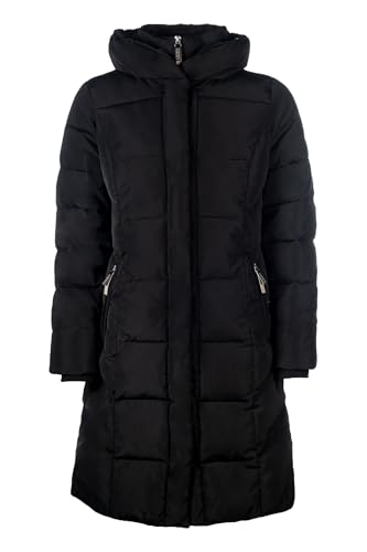 Manteau matelassé Femme HKM Livigno veste d'équitation noire élégante pour l'hiver