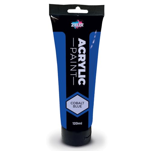 Zieler Peinture acrylique 120 ml (bleu colbolt)