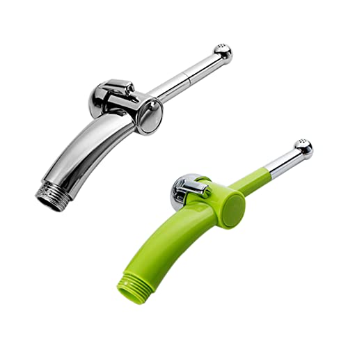 Toilet Muslim Chrome Bidet Spray Kits DIY Hand-held Shower Head Brass Green