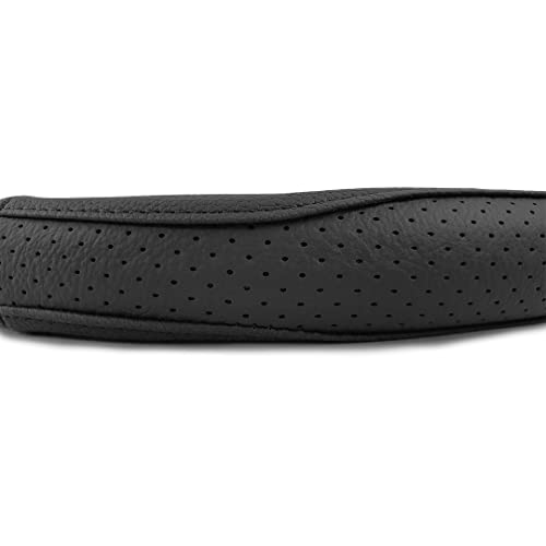 Image of CARMATE Car Steering Cover Super Grip 112 Compatible with Maruti S Cross - Medium Black