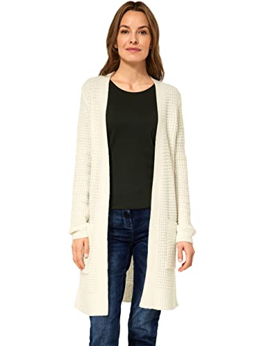 CECIL Damen B253502 Longcardigan, Birch White, XXL